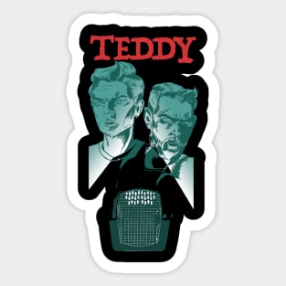 Teddy - Character & Cage Design Sticker